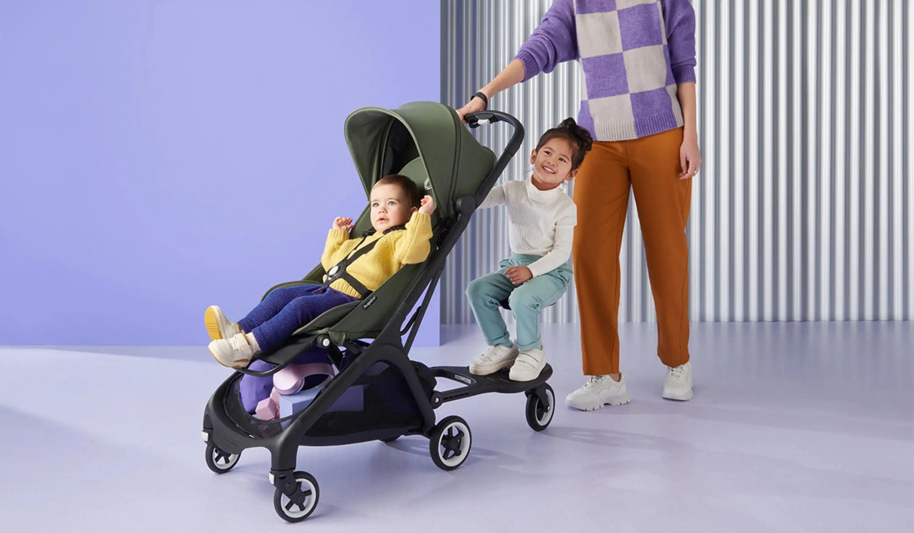 Bugaboo Butterfly using the second child seat