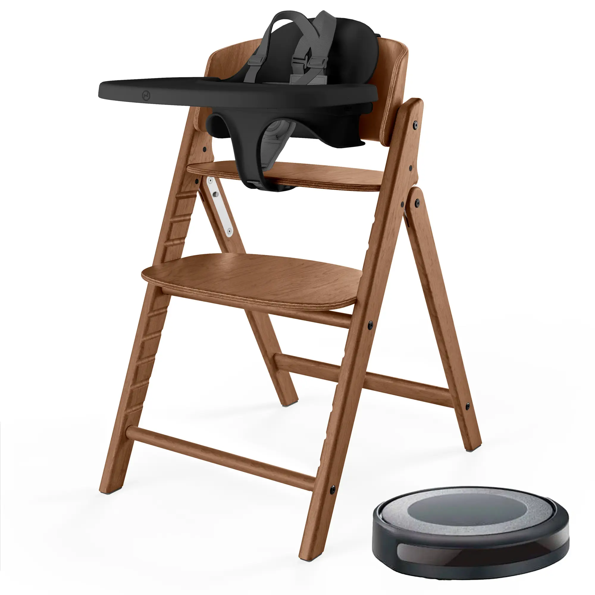 Cybex Click&Fold – stabilna konstrukcja o wygodnym rozstawie nóg dla łatwiejszego zarządzania przestrzenią w nowoczesnym domu