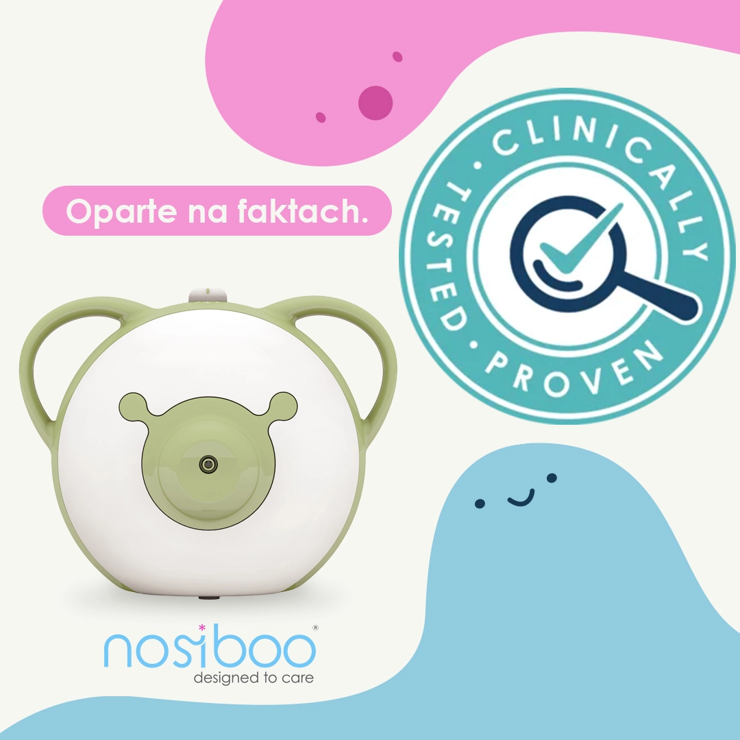 Nosiboo Pro – aspirator w formie misia, doceniony za design i skuteczność kliniczną