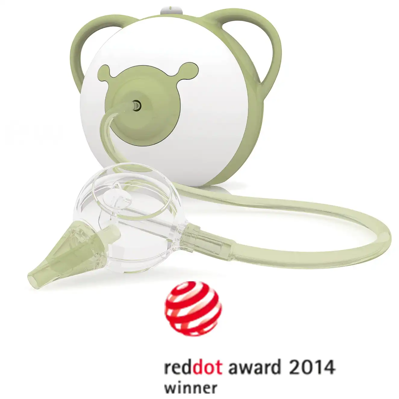 Nosiboo Pro aspirator w kształcie misia, nagrodzony Red Dot Design Award