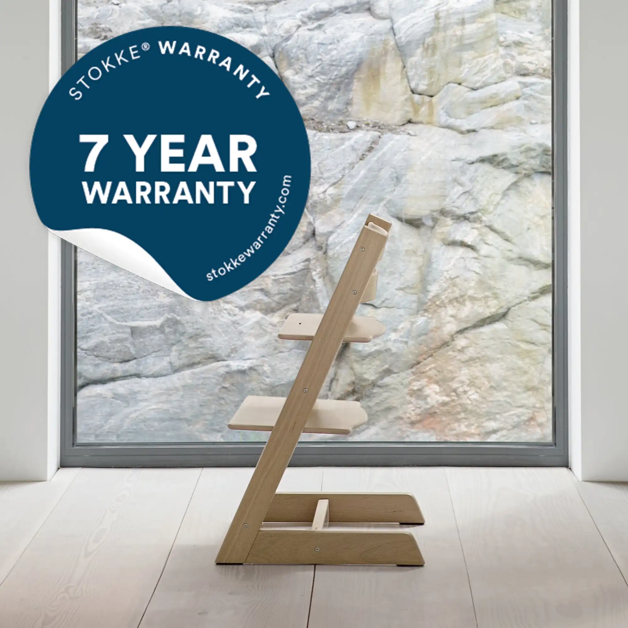 7 lat gwarancji Stokke Tripp Trapp - kolor natural