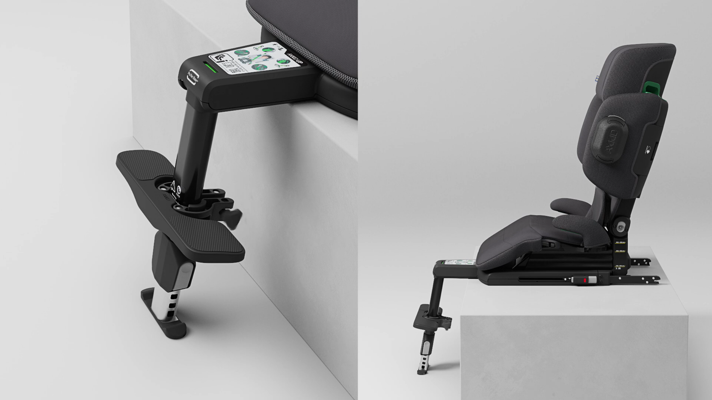 AXKID UP Footrest podnóżek do fotelika Podnozek_do_fotelika_axkid_Up_montowany_na_nofe_isofix