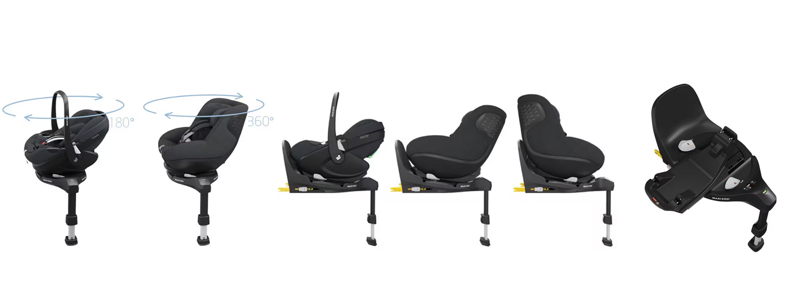Maxi-Cosi® Baza Family Fix 360 Pro wysuwana baza z fotelikiem samochodowymSlideTech™