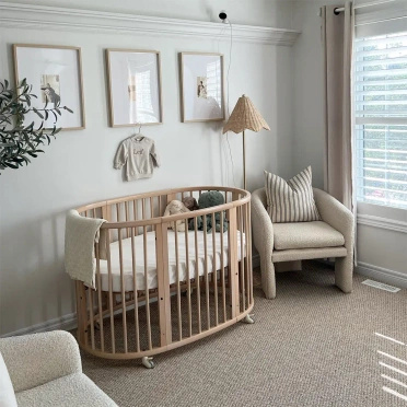 Stokke® Sleepi™ Bed V3 duże owalne łóżeczko