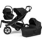 Thule® Urban Glide 3 | 2in1 set | multifunctional 3-wheel jogging stroller | Black