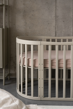 Waldin® 7in1 Oval crib