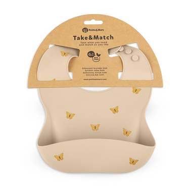Petite&amp;Mars® Take&amp;Match silicone bib