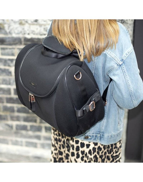Storksak® Poppy Luxe nursing backpack-bag | Scuba Black