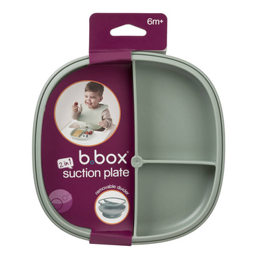 B.Box® plate with suction cup 2-in-1