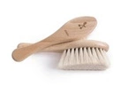 Poofi® relaxing baby brush with natural bristles
