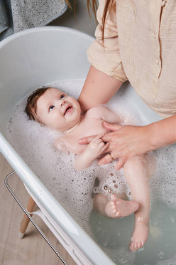 Bébé-jou® Sense Edition bathtub with sensor | Sky Green