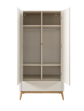 Pinio Miloo chest of drawers 3 drawers + 1 door champagne