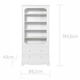 Bellamy Royal timeless white bookcase