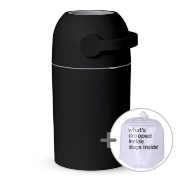 Magic | Used diaper garbage can - black (for 25 diapers) + bags