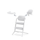 Cybex® Lemo 2™ 3-in-1 set, ergonomic chair + baby set + tray | All White