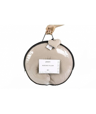 Poofi® nursing pillow 100% organic cotton | Nougat