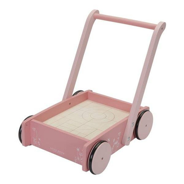 Little Dutch pram with blocks | Pink