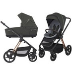 Espiro Miloo pram deep-sleeper set 2-in-1 luxury green
