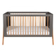 Troll Nursery | Torsten | Łóżeczko Dziecięce – 140 x 70 cm | Seal Grey + Teak