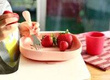 Beab | Set of Silicone Dishes with Suction Cup | Pink