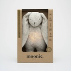 MOONIE | HUMMING ORGANIC RABBIT WITH LIGHT | GRAY