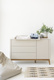 Pinio Miloo chest of drawers 3 drawers + 1 door champagne