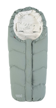 Lodger® waterproof double layer winter stroller sleeping bag light gray Taslon Drizzle