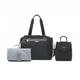 Storksak® Stevie Luxe nursing bag | Scuba Black