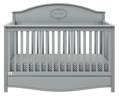 BELLAMY | GOOD NIGHT | CRIB 140X70 | GRAY