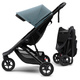 Thule | Spring | Lekki Wózek Spacerowy | Matt Black + Teal Melange