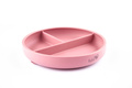 Baby In World® three-piece silicone plate with suction cup