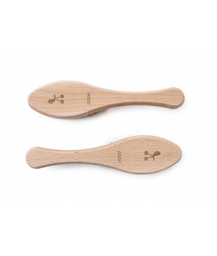 Poofi® relaxing baby brush with natural bristles