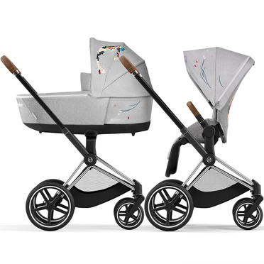 Cybex® Priam 4 wózek głęboko-spacerowy 2w1 | Koi Crystallized