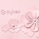 Cybex Platinum Luxury Footmuff winter sleeping bag | Simply Flowers Pink