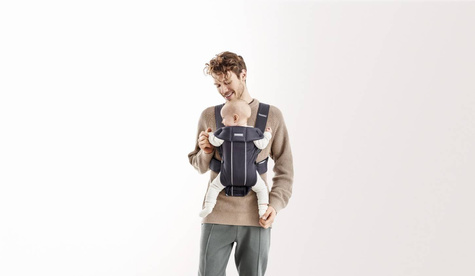 BABYBJORN NOSIDŁO | MINI 3D MESH | ANTHRACITE