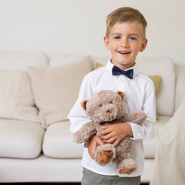 Teddykompaniet® plush cuddly mascot, Matteo bear beige 30cm