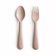 Mushie Cutlery for Kids Blush