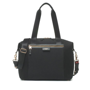 Storksak® Stevie Luxe nursing bag | Scuba Black