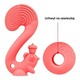 MOMBELLA TEETHER TOY SQUIRREL ORANGE