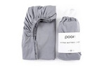 Poofi® sheet 100% organic cotton, 140 x 70 cm | Ash