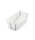Stokke® Flexi Bath® + Newborn Support folding tub with infant insert | White