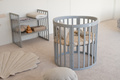 Waldin® 7in1 Oval crib