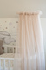 Waldin® tulle canopy with bracket Beige