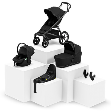 Thule® Urban Glide 3 | 2in1 set | multifunctional 3-wheel jogging stroller | Nutria