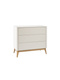Pinio Miloo chest of drawers 3 drawers + 1 door champagne