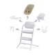 Cybex® Lemo 2™ zestaw 4w1, krzesełko ergonomiczne + baby set + tacka | All White
