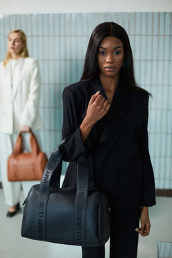 Childhome Mommy | Torba do wózka | Club Vegan Leather Dark Brown