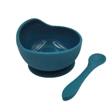 Baby In World® silikonowa miskeczka z łyżeczką 