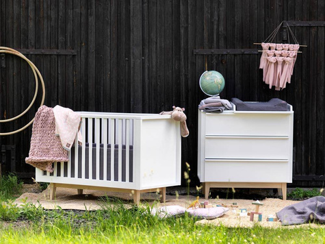 Troll Nursery | Scandy | Crib - 120 x 60 cm | White