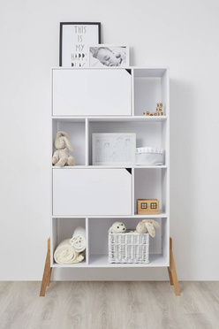 Bellamy Lotta snow bookcase
